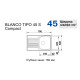 Кухонная мойка Blanco TIPO 45 S Compact Нержавеющая сталь матовая (513441)