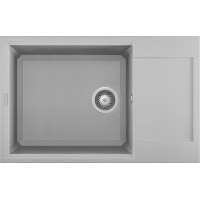 Кам'яна кухонна мийка ELLECI EASY 310 ALUMINIUM 79 Сірий           Кам'яна кухонна мийка ELLECI EASY 310 ALUMINIUM 79 Сірий
