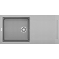 Каменная кухонная мойка ELLECI EASY 480 ALUMINIUM 79 Серый Каменная кухонная мойка ELLECI EASY 480 ALUMINIUM 79 Серый
