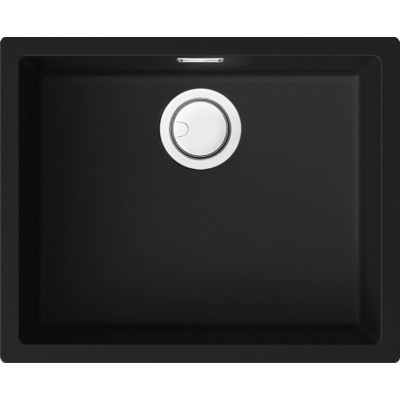 Кам'яна кухонна мийка ELLECI Zen 105 black 86 Колір: Чорний