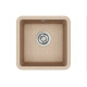 Кам'яна кухонна мийка Aquasanita Arca SQA100W Beige 110 Бежевий, під стільницю