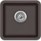 Каменная кухонная мойка Aquasanita Arca SQA100W Cerrus 120 Темно-коричневый, под столешницу