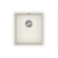 Каменная кухонная мойка Aquasanita Arca SQA101W Alba 710 Белый, под столешницу