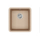 Каменная кухонная мойка Aquasanita Arca SQA101W Beige 110 Бежевый, под столешницу