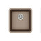 Кам'яна кухонна мийка Aquasanita Arca SQA101W Warm Mocha 114 Коричневий, під стільницю