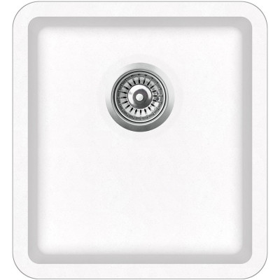 Кам'яна кухонна мийка Aquasanita Arca SQA101W Alba 710 Білий, під стільницю
