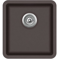 Каменная кухонная мойка Aquasanita Arca SQA101W Cerrus 120 Темно-коричневый, под столешницу