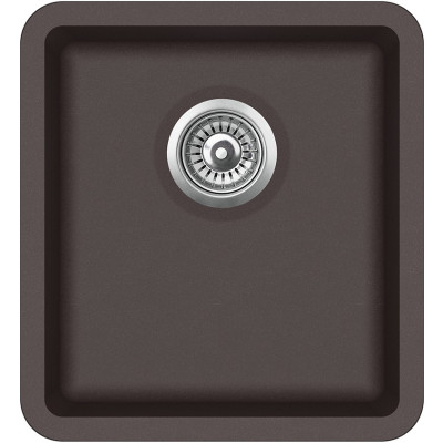 Кам'яна кухонна мийка Aquasanita Arca SQA101W Cirrus 120 Темно-коричневий, під стільницю