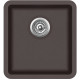 Каменная кухонная мойка Aquasanita Arca SQA101W Cerrus 120 Темно-коричневый, под столешницу