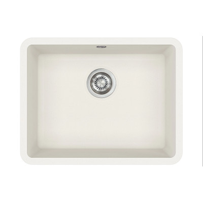 Каменная кухонная мойка Aquasanita Arca SQA102W Alba 710 Белый, под столешницу