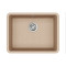 Кам'яна кухонна мийка Aquasanita Arca SQA102W Beige 110 Бежевий, під стільницю