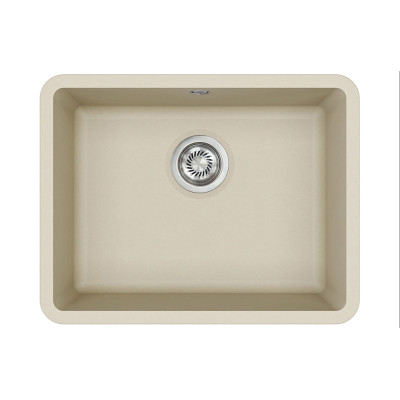 Каменная кухонная мойка Aquasanita Arca SQA102W Silica 111 Бежевый, под столешницу