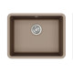 Кам'яна кухонна мийка Aquasanita Arca SQA102W Warm Mocha 114 Коричневий, під стільницю