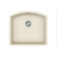 Каменная кухонная мойка Aquasanita Arca SQA103W Blanched almond 113 Миндаль, под столешницу