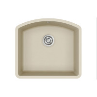 Каменная кухонная мойка Aquasanita Arca SQA103W Silica 111 Бежевий, под столешницу