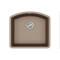 Каменная кухонная мойка Aquasanita Arca SQA103W Warm Mocha 114 Коричневый, под столешницу