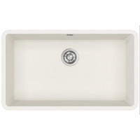 Кам'яна кухонна мийка Aquasanita Arca SQA104W Alba 710 Білий, під стільницю