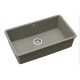 Каменная кухонная мойка Aquasanita Arca SQA104W Argent 220 Теплый бетон, под столешницу