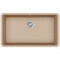 Кам'яна кухонна мийка Aquasanita Arca SQA104W Beige 110 Бежевий, під стільницю