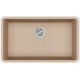 Каменная кухонная мойка Aquasanita Arca SQA104W Beige 110 Бежевый, под столешницу