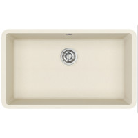 Кам'яна кухонна мийка Aquasanita Arca SQA104W Blanched almond 113 Мигдаль, під стільницю