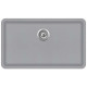 Каменная кухонная мойка Aquasanita Arca SQA104W Light Grey 221 Светло-серый, под столешницу