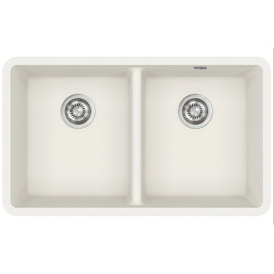 Кам'яна кухонна мийка Aquasanita Arca SQA200W Alba 710 Білий, під стільницю