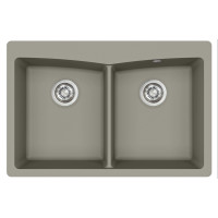 Каменная кухонная мойка Aquasanita Arca SQA210W Argent 220 Теплый бетон Каменная кухонная мойка Aquasanita Arca SQA210W Argent 220 Теплый бетон