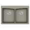 Каменная кухонная мойка Aquasanita Arca SQA210W Argent 220 Теплый бетон
