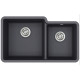 Кам'яна кухонна мийка Aquasanita Arca SQA230L Graphite 222 Графіт, під стільницю