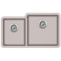 Каменная кухонная мойка Aquasanita Arca SQA230R Beige 110 Бежевый, под столешницу