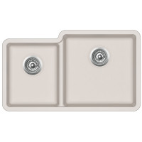 Каменная кухонная мойка Aquasanita Arca SQA230R Silica 111 Бежевый, под столешницу