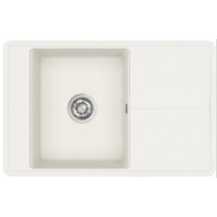 Каменная кухонная мойка Aquasanita Bella SQB101 AW Alba 710 Белый