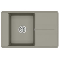 Каменная кухонная мойка Aquasanita Bella SQB101 AW Argent 220 Теплый бетон