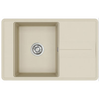 Каменная кухонная мойка Aquasanita Bella SQB101 AW Silica 111 Бежевый