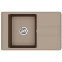 Кам'яна кухонна мийка Aquasanita Bella SQB101 AW Warm Mocha 114 Коричневий