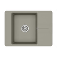 Каменная кухонная мойка Aquasanita Bella SQB102 AW Argent 220 Теплый бетон