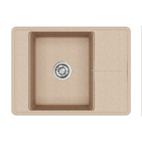 Каменная кухонная мойка Aquasanita Bella SQB102 AW Beige 110 Бежевый