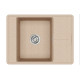 Кам'яна кухонна мийка Aquasanita Bella SQB102 AW Beige 110 Бежевий