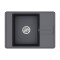 Каменная кухонная мойка Aquasanita Bella SQB102 AW Graphite 222 Графит