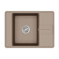 Кам'яна кухонна мийка Aquasanita Bella SQB102 AW Warm Mocha 114 Коричневий