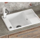 Каменная кухонная мойка Aquasanita Bella SQB102 AW Blanched almond 113 Миндаль