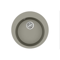 Каменная кухонная мойка Aquasanita Clarus SR100 Argent 220 Теплый бетон