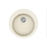 Каменная кухонная мойка Aquasanita Clarus SR100 Blanched almond 113 Миндаль