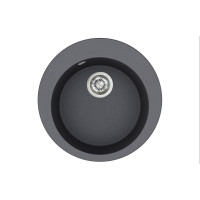 Кам'яна кухонна мийка Aquasanita Clarus SR100 Graphite 222 Графіт