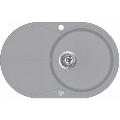 Кам'яна кухонна мийка Aquasanita Clarus SR101 AW Light Grey 221 Світло-сірий