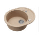 Каменная кухонная мойка Aquasanita Clarus SR102 AW Beige 110 Бежевый
