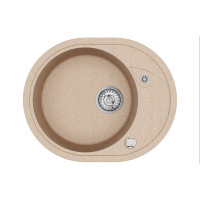 Каменная кухонная мойка Aquasanita Clarus SR102 AW Beige 110 Бежевый