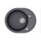 Каменная кухонная мойка Aquasanita Clarus SR102 AW Graphite 222 Графит