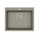 Каменная кухонная мойка Aquasanita Delicia SQD100W Argent 220 Теплый бетон, под столешницу